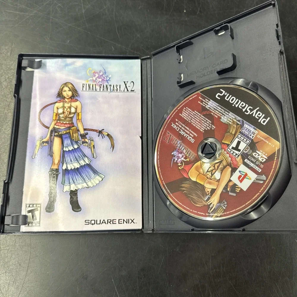 Final Fantasy X-2 (Sony PlayStation 2 PS2) Black Label CIB - Tested